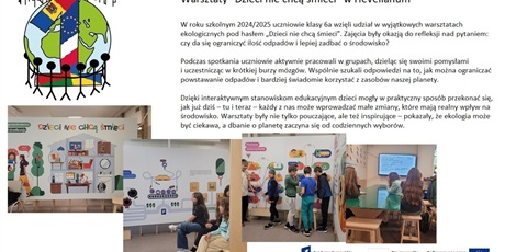 "Dzieci nie chcą śmieci"
