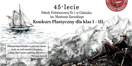 Konkurs Plastyczny z okazji 45-lecia szkoły dla klas 1-3 
