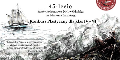 Konkurs Plastyczny z okazji 45-lecia szkoły dla klas 4-6