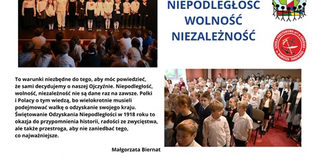 NIEPODLEGŁOŚĆ, WOLNOŚĆ, NIEZALEŻNOŚĆ