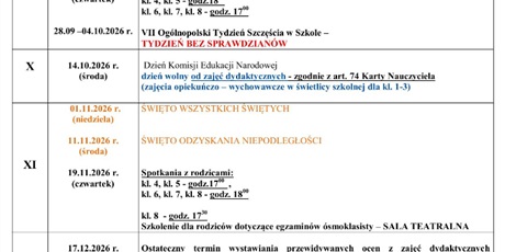Powiększ grafikę: Ważne terminy 